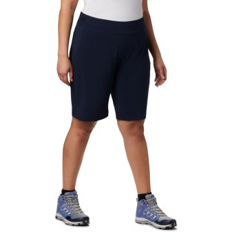 Columbia Place To Place II Plus Size, Pantalones Cortos Azul Marino Para Mujer | 650138-WQS